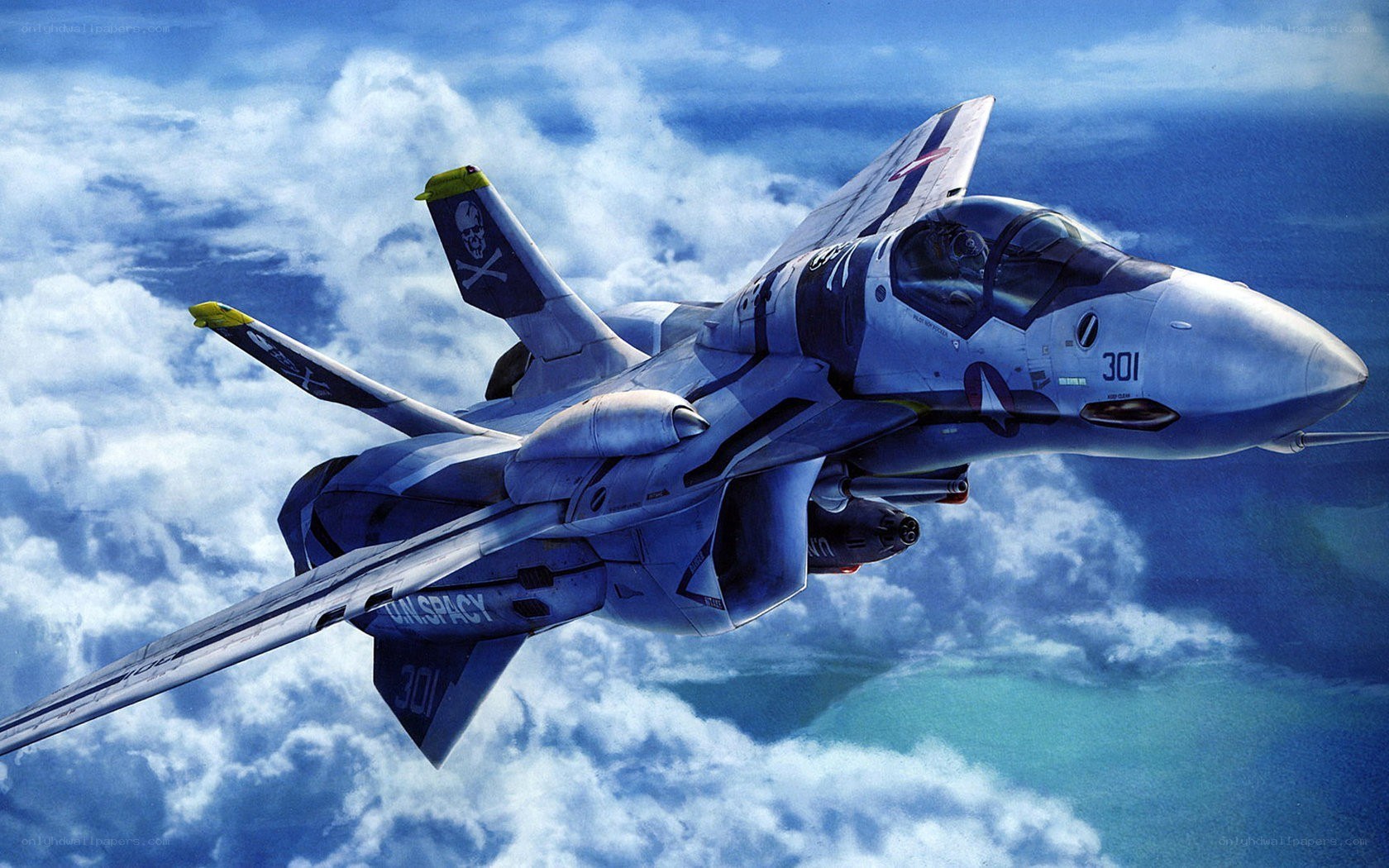fighter jet in sky
