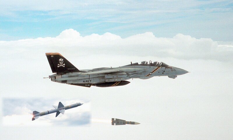 Fighter Jet Launching Missiles