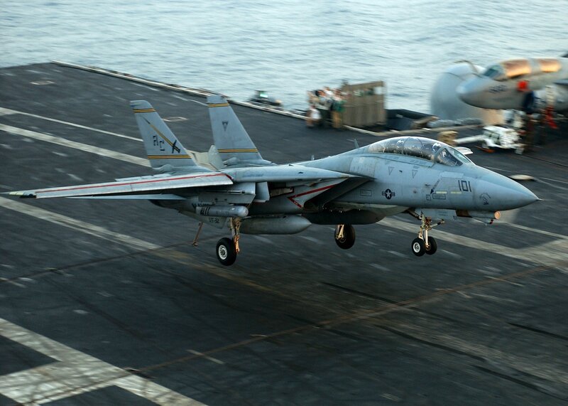 Fighter Jet on Aircraft Carrier — Gray, Dynamic, Afternoon, Photograph, Aircraft Carrier