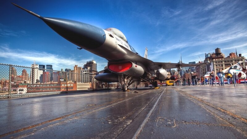 Fighter Jet on Deck