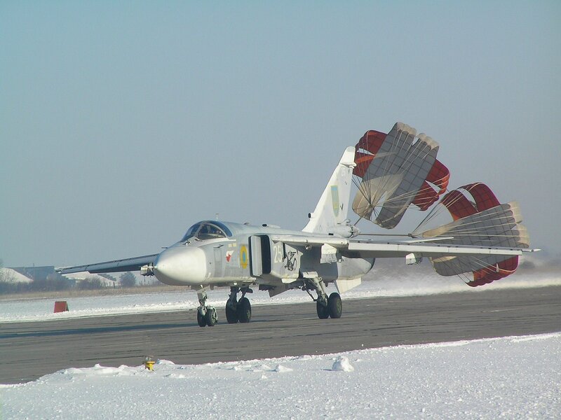 Fighter Jet on Runway — Gray, Cold