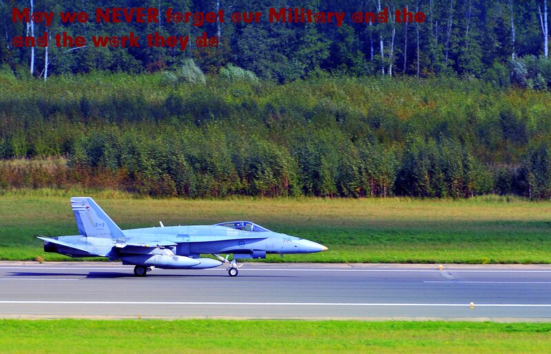 Fighter Jet on Runway — Green, Serious