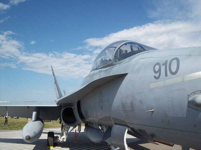 Fighter jet on tarmac