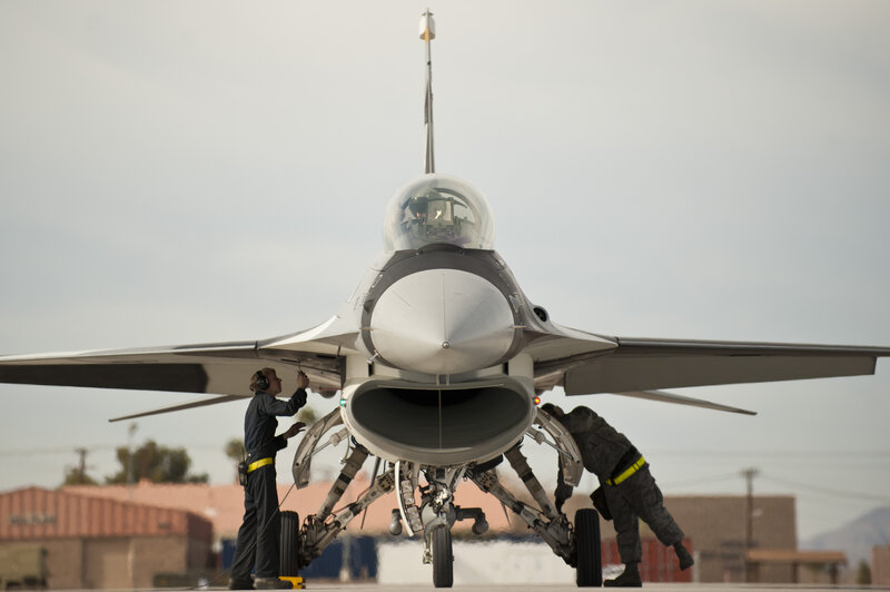 Fighter Jet on Tarmac — Gray, Neutral, Afternoon