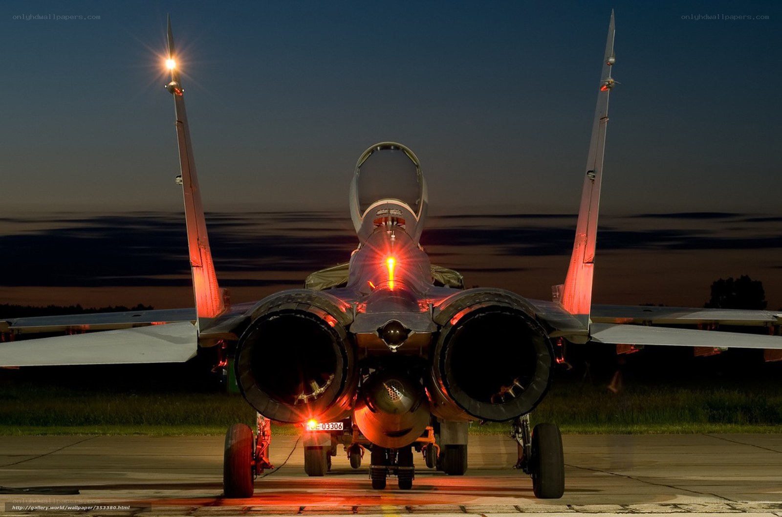 Fighter jet on the tarmac
