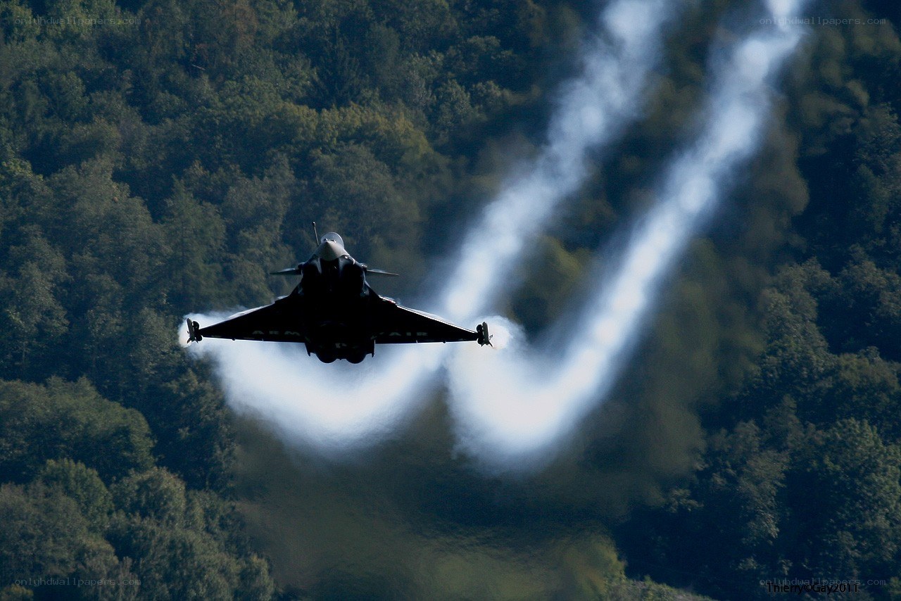 fighter jet performing aerobatics