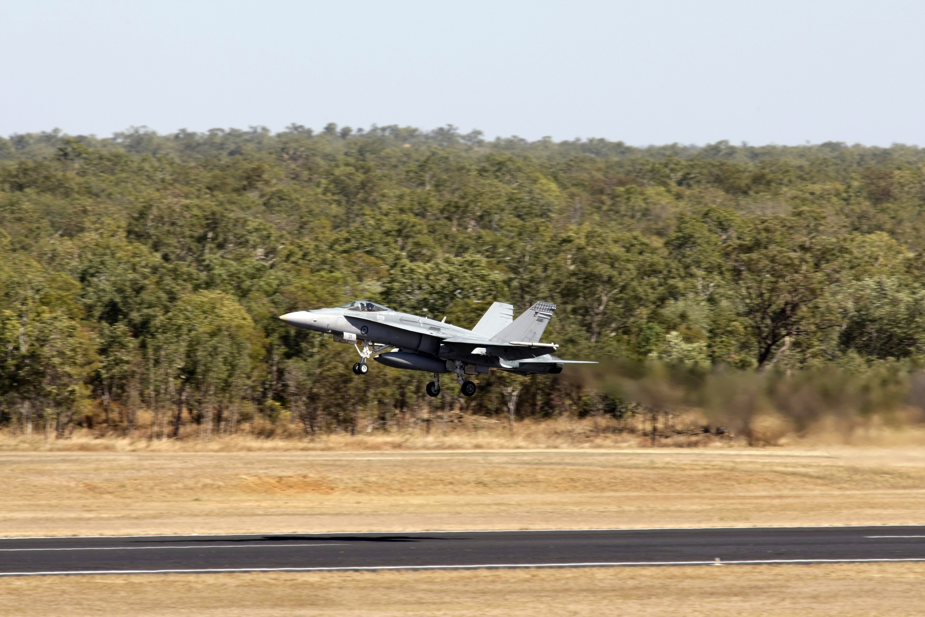 fighter jet taking off