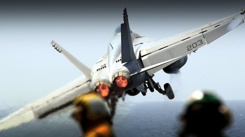 Fighter Jet Taking Off — Gray, Dramatic, Afternoon, Photograph, Aircraft
