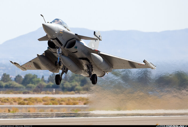 Fighter Jet Taking Off — Gray, Dynamic, Afternoon, Photograph, Aircraft