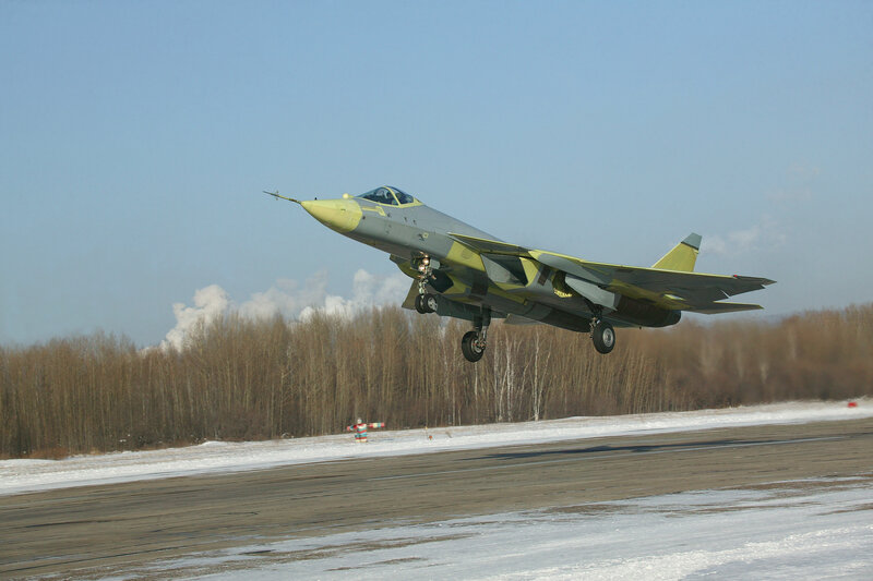 Fighter Jet Taking Off — Gray, Dynamic, Winter
