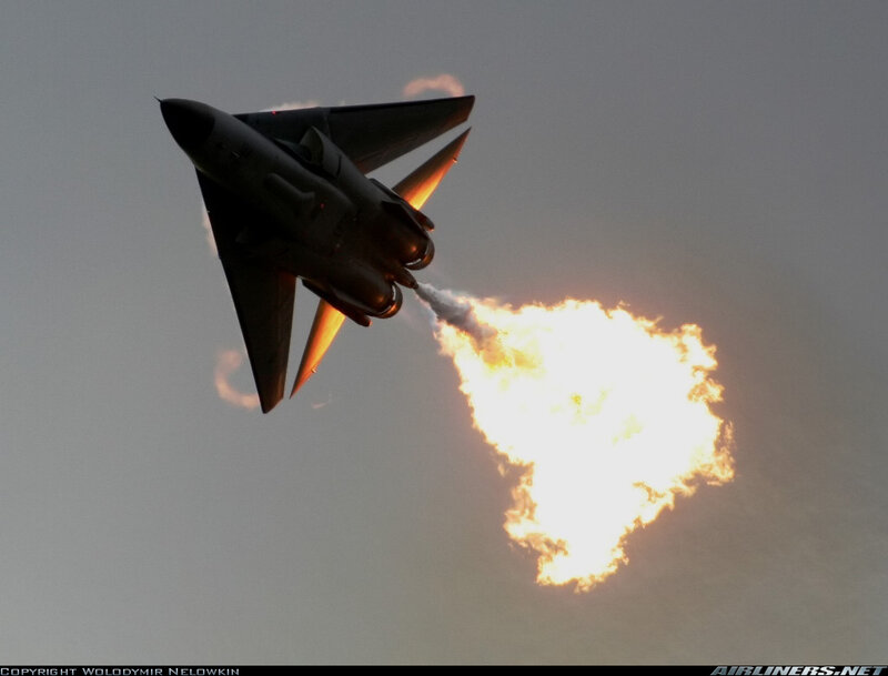 Fighter Jet with Afterburner