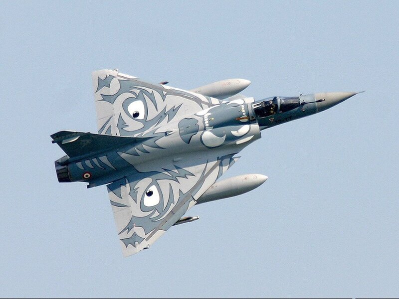 fighter jet with cartoon design
