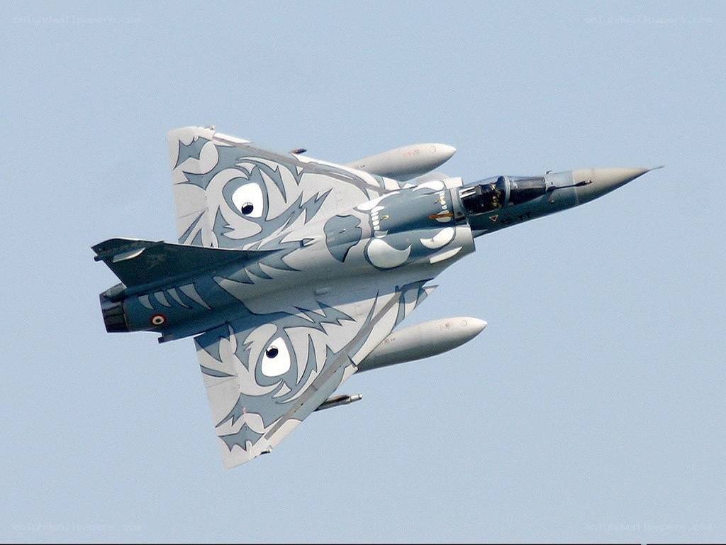 fighter jet with cartoon design