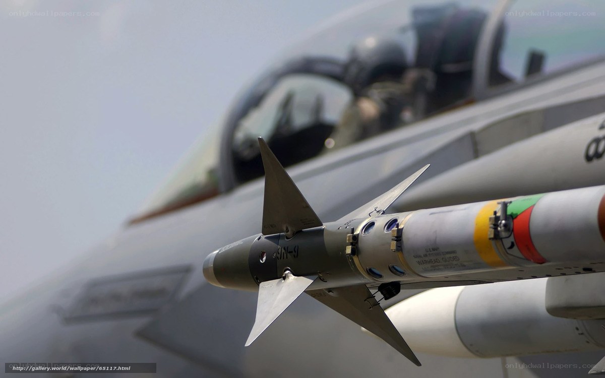 fighter jet with missile