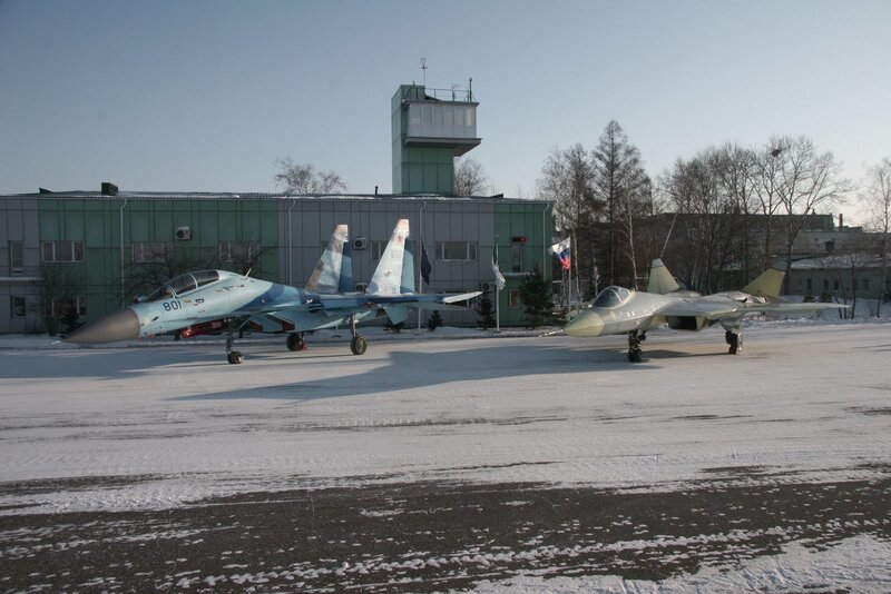 Fighter jets at airfield