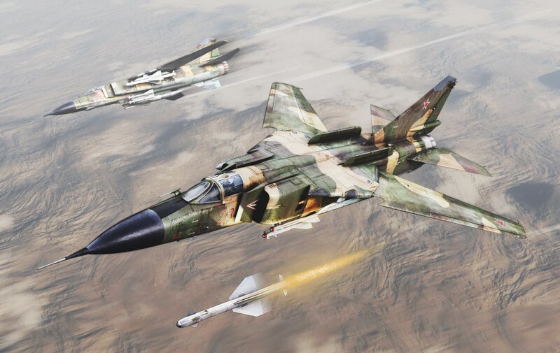 Fighter jets in combat