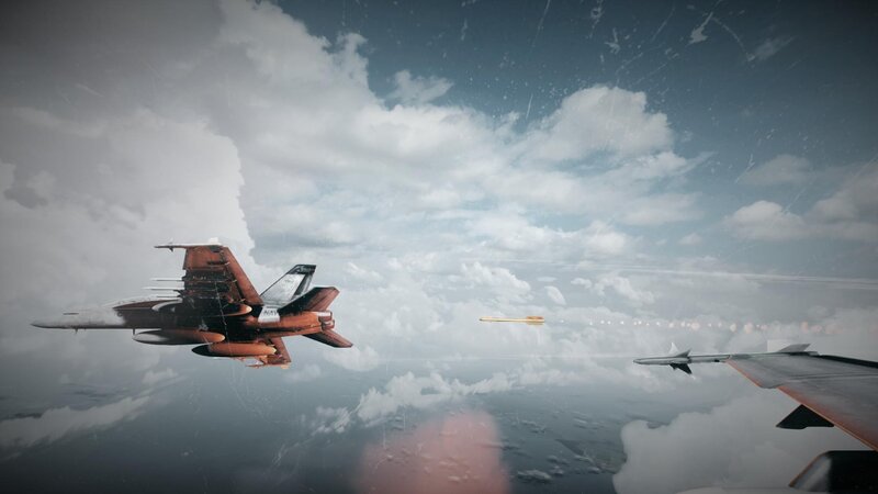 Fighter Jets in Combat — Gray, Dramatic, 3d Render