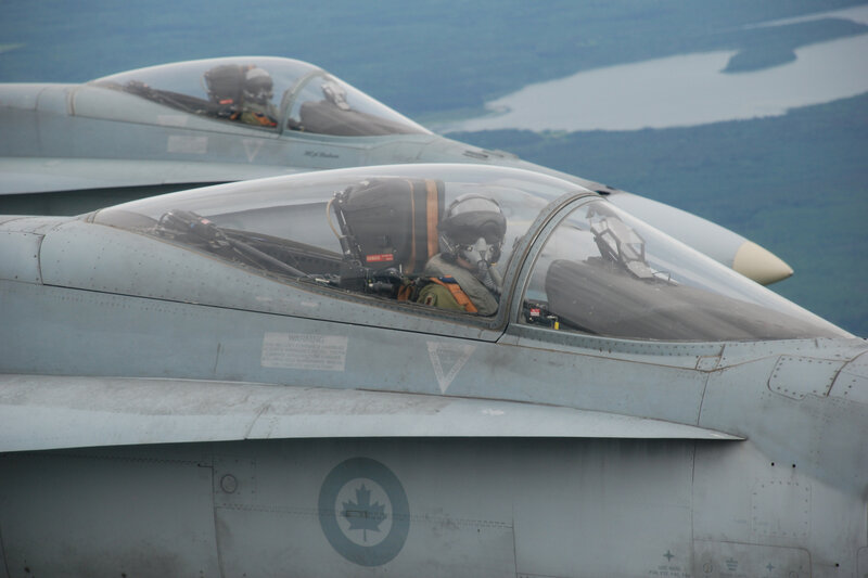 Fighter jets in flight