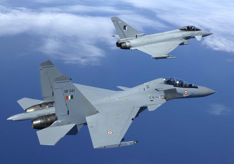Fighter Jets in Flight — Gray, Dramatic, Photograph