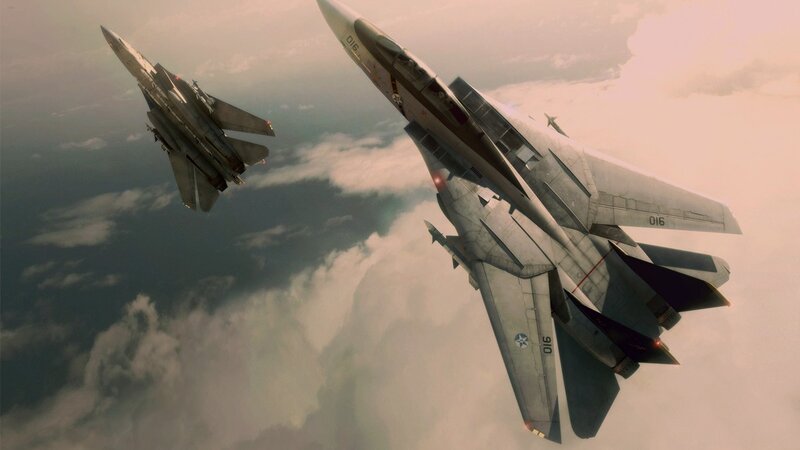 Fighter Jets in Flight — Gray, Dramatic, Sunset, 3d Render