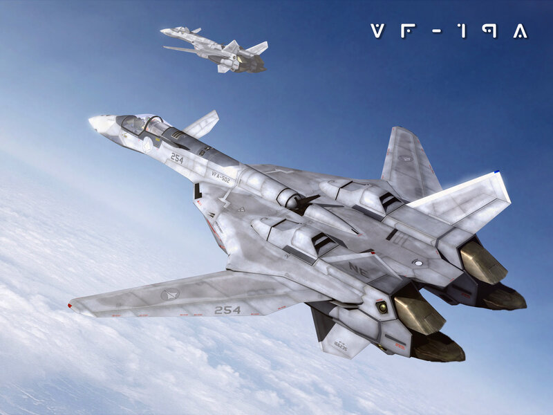 Fighter Jets in Flight — Gray