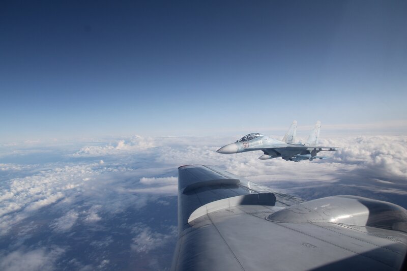 Fighter jets in formation
