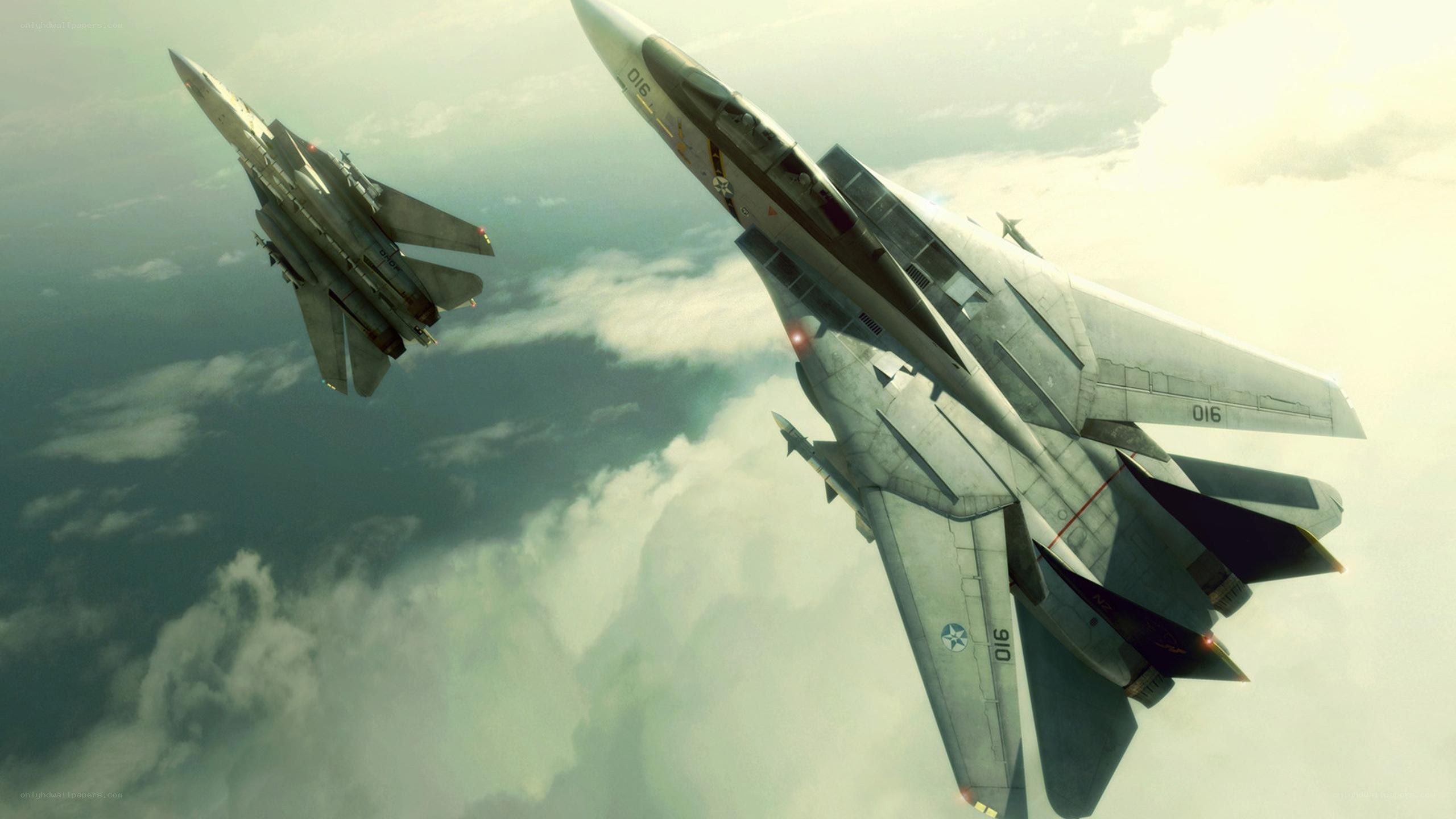 Fighter jets in formation