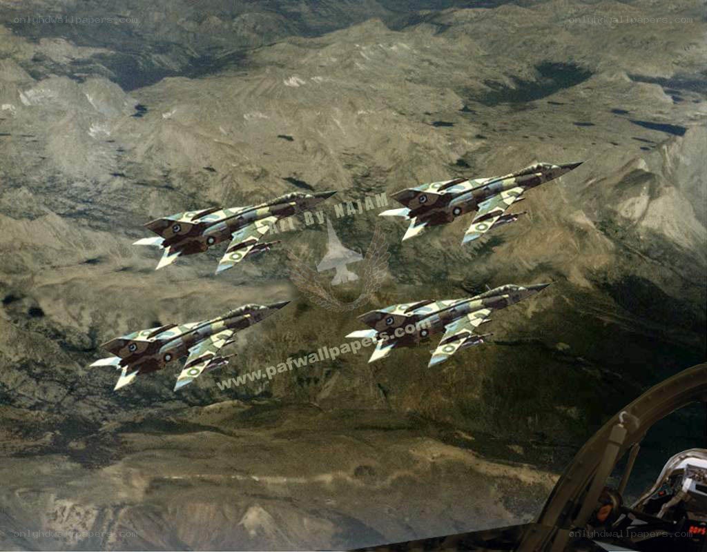 Fighter jets in formation