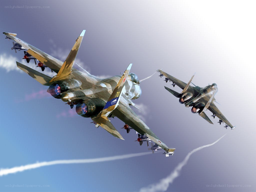 Fighter jets in formation