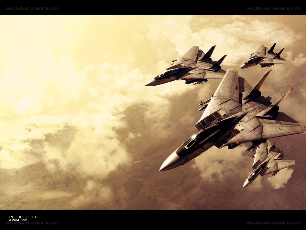 Fighter jets in formation
