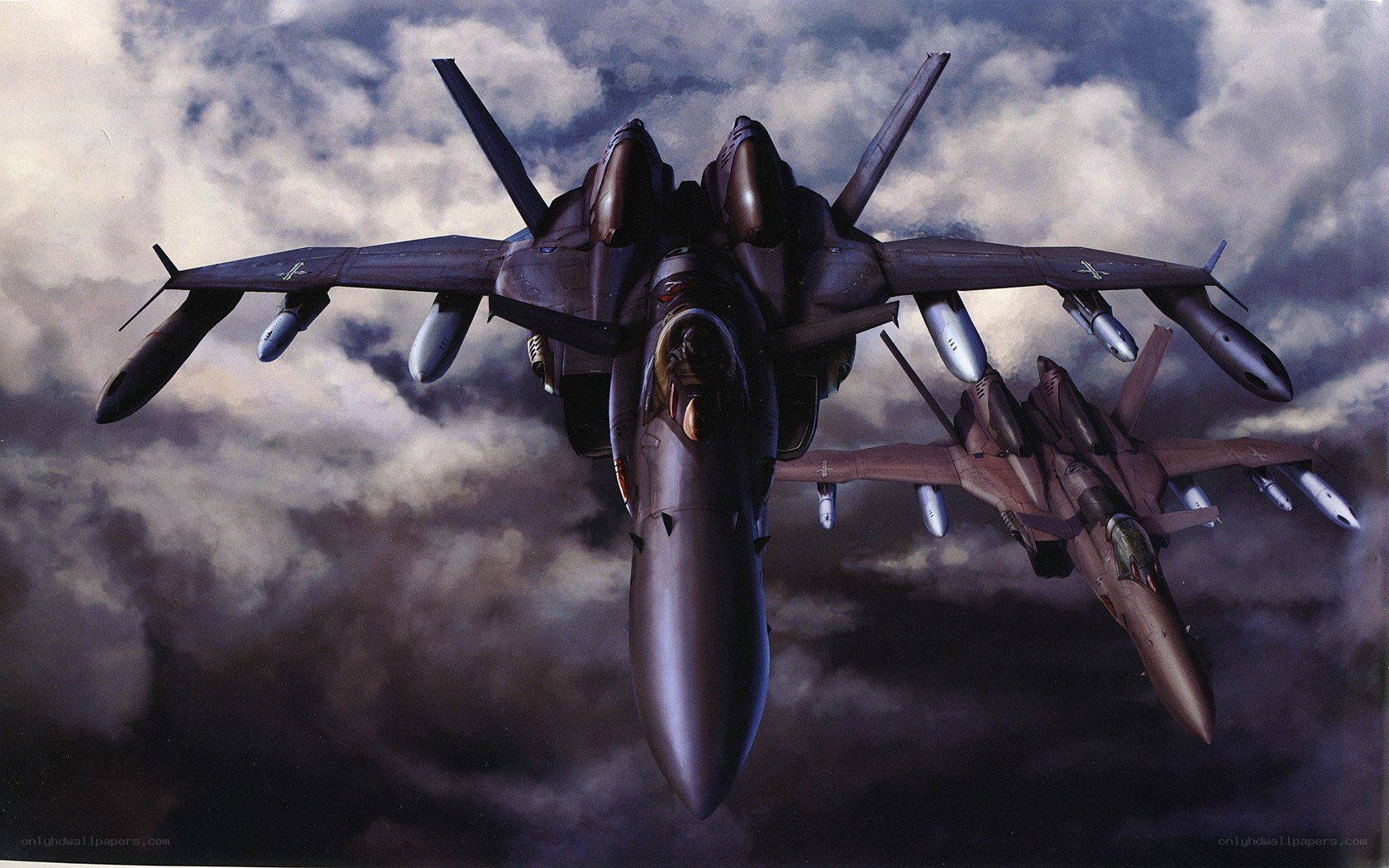 Fighter jets in formation