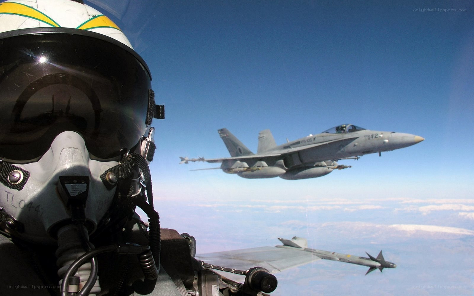 Fighter jets in formation