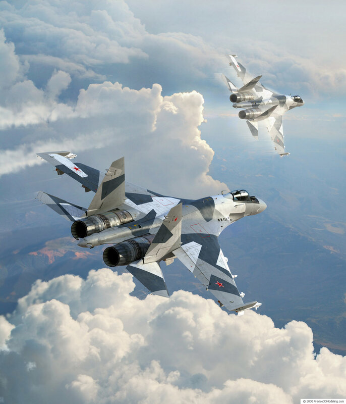 Fighter jets in formation