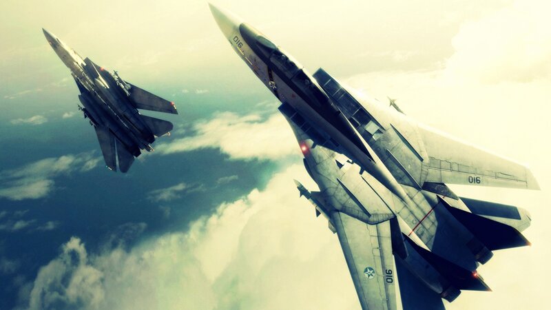 Fighter jets in formation