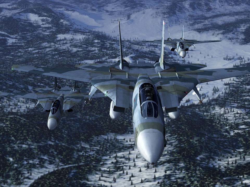 Fighter jets in formation