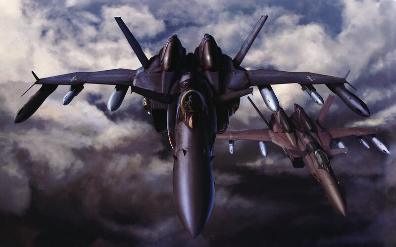 Fighter jets in formation