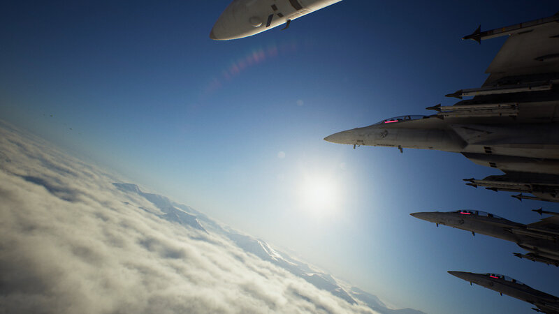 Fighter Jets in Formation — Blue, Dramatic, Afternoon, 3d Render