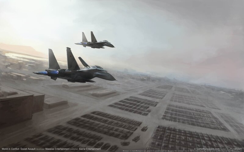 Fighter Jets in Formation — Gray, Dramatic, Sunset