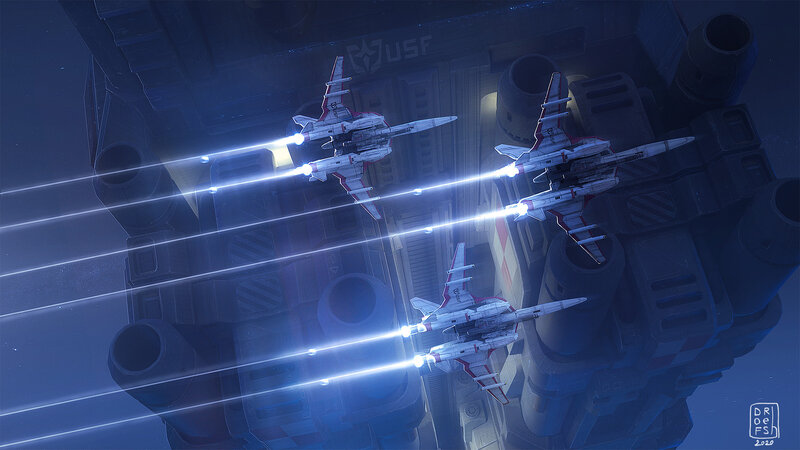 Fighter Jets Launching