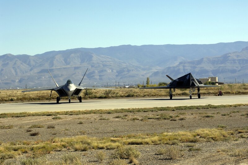 Fighter jets on a runway