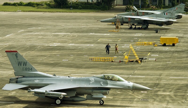 Fighter Jets on Tarmac — Gray, Industrial