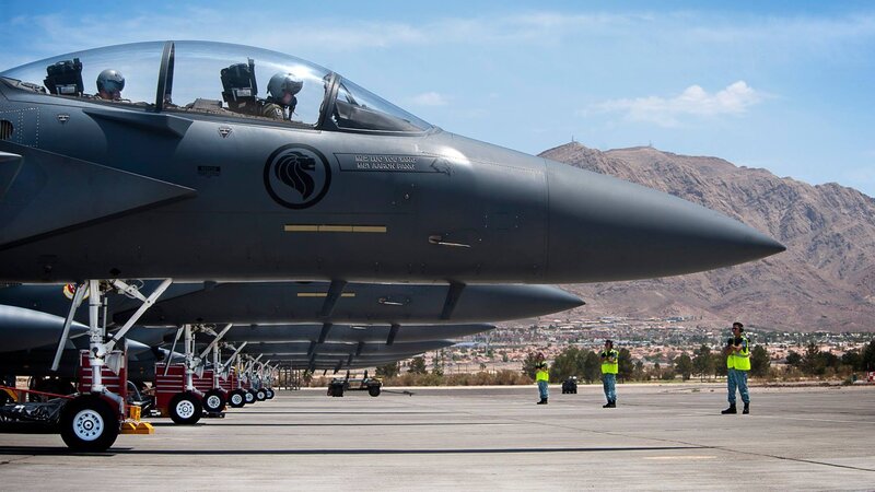 Fighter Jets on Tarmac — Gray
