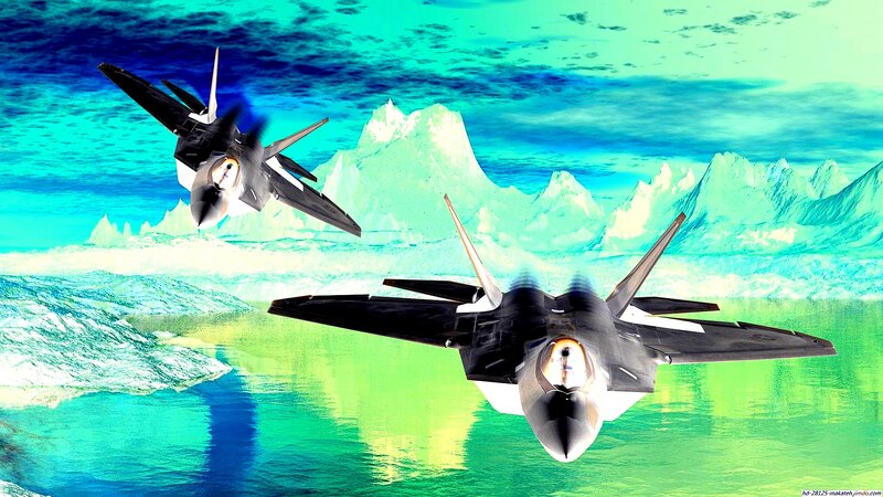 Fighter Jets over Ice