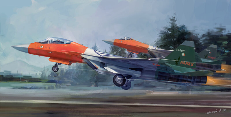 Fighter Jets Taking Off