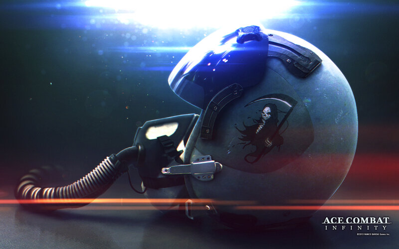 Fighter Pilot Helmet — Blue
