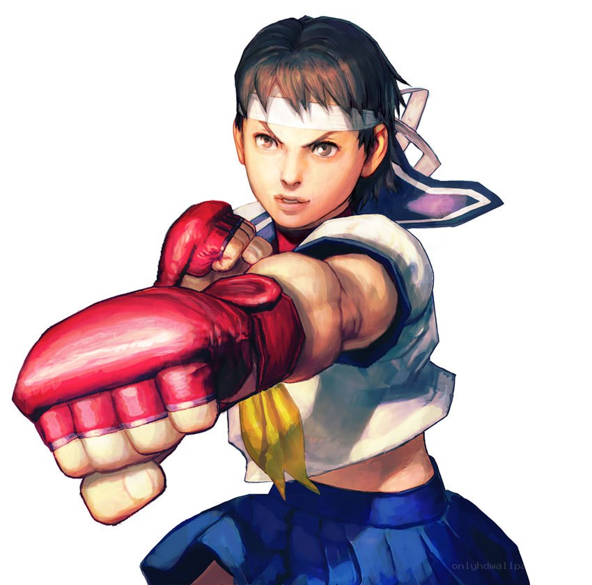 fighting game character illustration