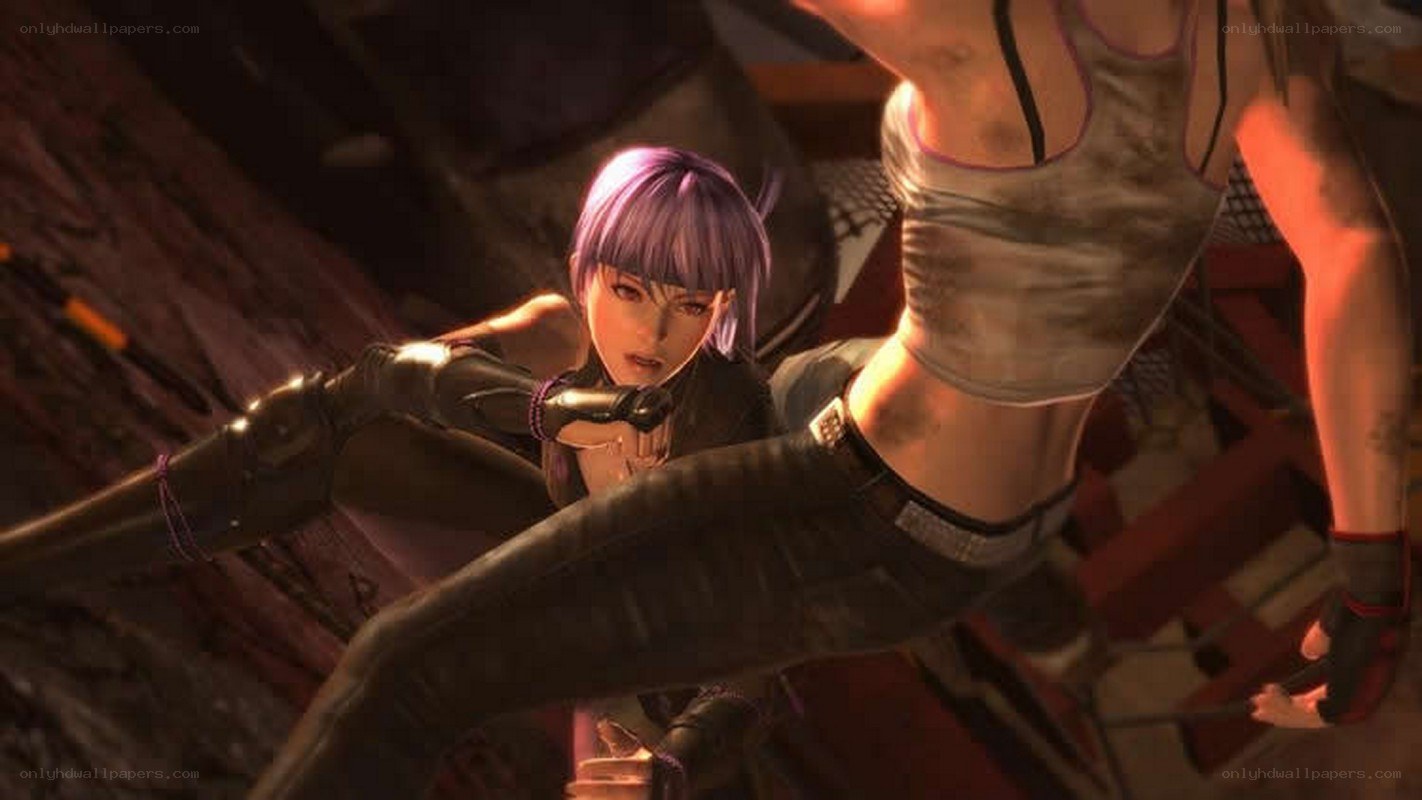 fighting game character in action