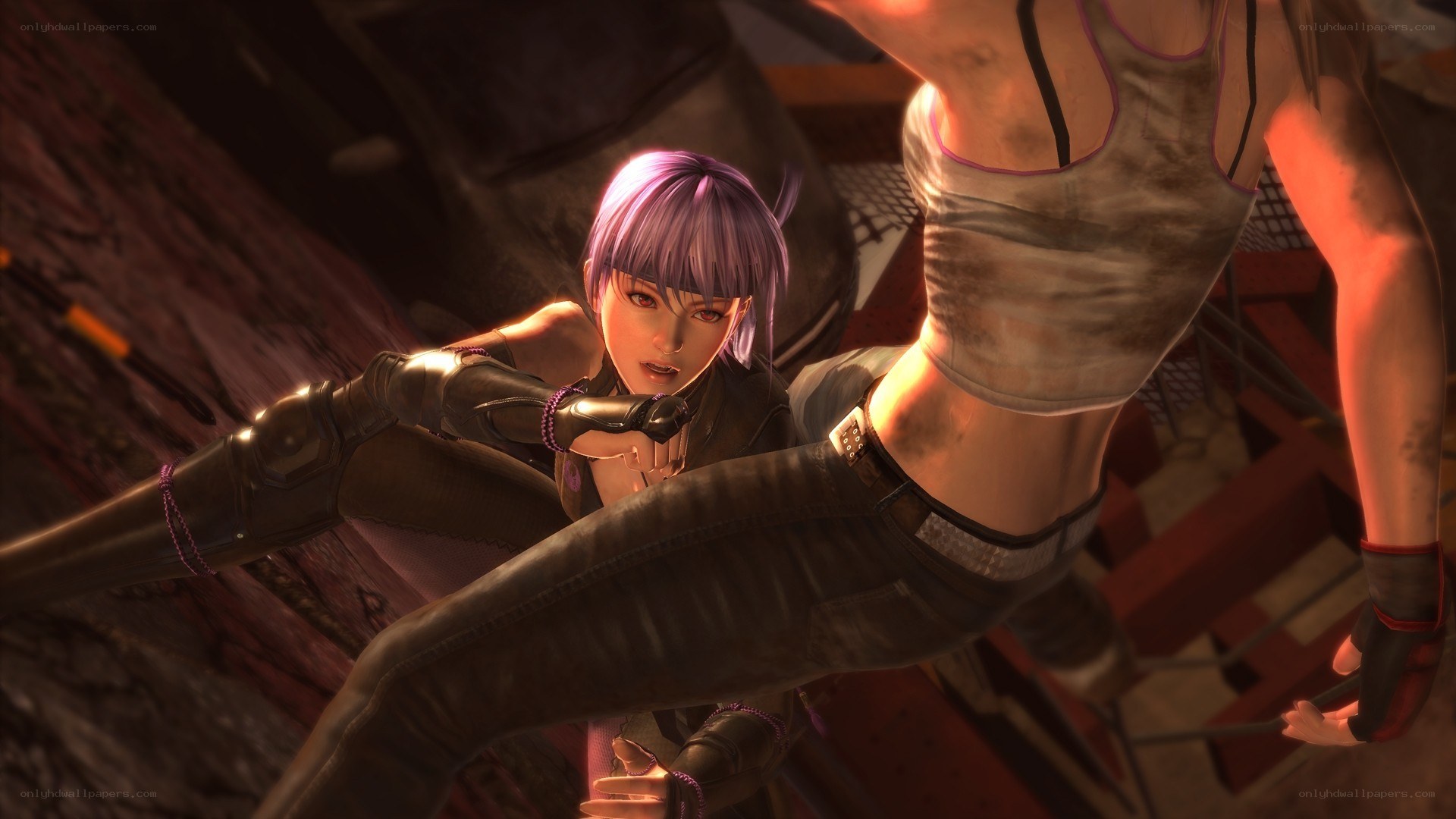fighting game character scene