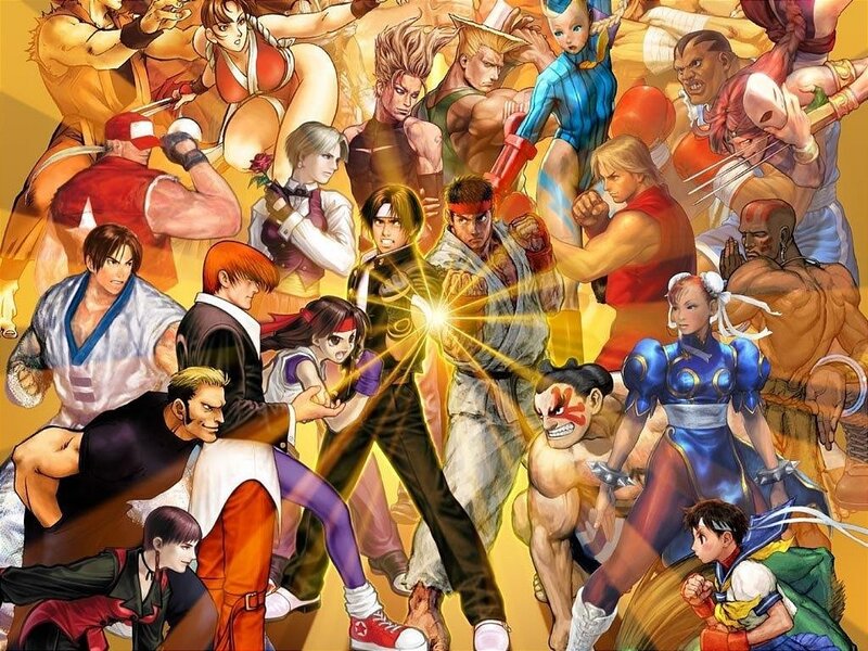 Fighting Game Characters — Yellow