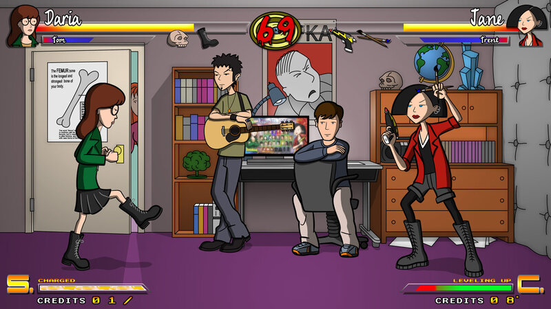 fighting game scene